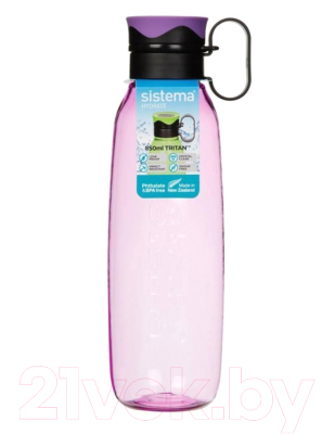 Бутылка для воды Sistema 670 (850мл, фиолетовый)