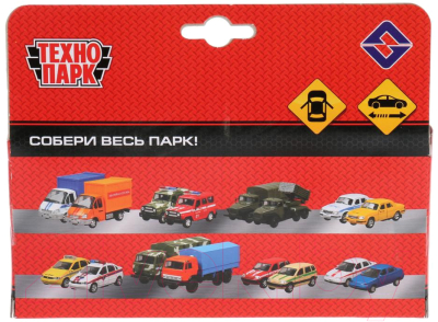 Автомобиль игрушечный Технопарк Урал / SB-15-35-T11+PARTS-WB