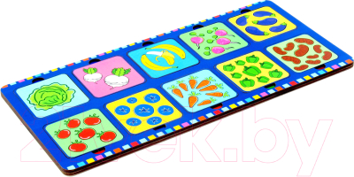 Изображение товара Развивающая игрушка Paremo Вкладыши. Цифры Фрукты-овощи / PE720-95