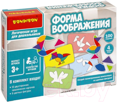 Развивающая игра Bondibon Форма воображения / ВВ4886