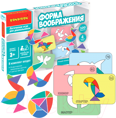 Развивающая игра Bondibon Форма воображения / ВВ4886