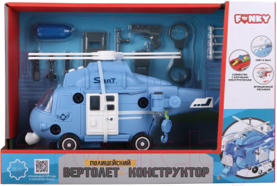 Игрушка-конструктор Funky Toys Полицейский вертолет / FT62101