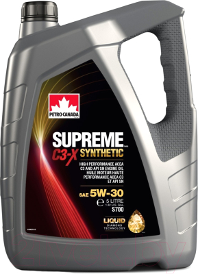 Моторное масло Petro-Canada Supreme C3-X Synthetic 5W40 / PCESY54C20