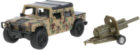 

Автомобиль игрушечный, Hummer H1 Пикап с пушкой / SB-18-09-H1+CANNON-WB