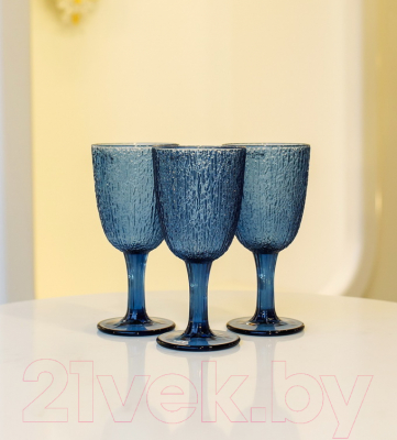 Набор бокалов Tognana Glass Blue / N3585J80BLU (3шт, синий)