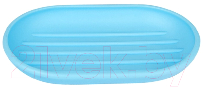 Набор аксессуаров для ванной и туалета АкваЛиния Муар PP0328C/3 (голубой)