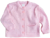 Кофта для малышей Amarobaby Pure Love Cutie / AB-OD21-PLС12/06-80 (розовый, р. 80) - 