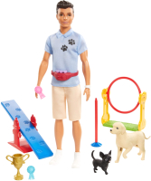 

Кукла с аксессуарами Barbie, Кен дрессировщик / GJM32/GJM34