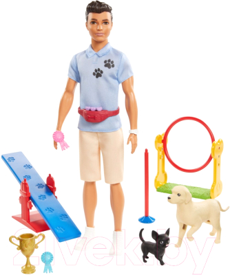 

Кукла с аксессуарами Barbie, Кен дрессировщик / GJM32/GJM34