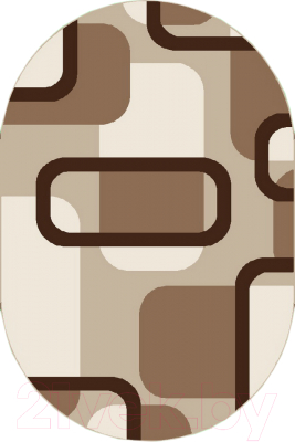 Ковер Витебские ковры Эспрессо овал f1347z7 (2x4)