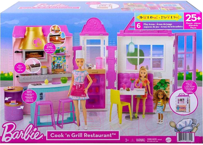 Кукла с аксессуарами Barbie Ресторан / GXY72