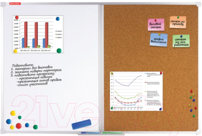 Изображение товара Магнитно-маркерная доска Brauberg 236864