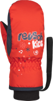 Варежки лыжные Reusch Kids Mitten Fire / 4885405-0325 (р-р 2, Red/Dress Blue/White) - 