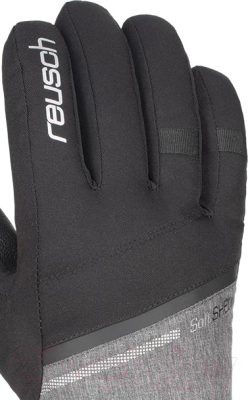 Перчатки лыжные Reusch Demi R-Tex XT / 6031227-7678 (р-р 7.5, Black/Grey Melange/Silver)