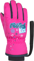 Перчатки лыжные Reusch Kids / 4885105 0350 (р-р 1, Pink Glo) - 