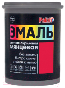 

Эмаль Palizh, Красный, Глянцевая