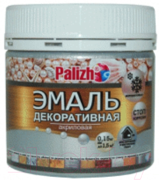 

Эмаль Palizh, Серебристый, Декоративная
