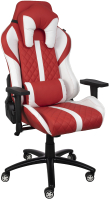Кресло геймерское AksHome Sprinter Eco (белый/красный) - 