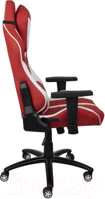 Кресло геймерское AksHome Sprinter Eco (белый/красный)