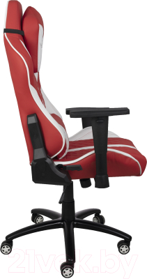 Кресло геймерское AksHome Sprinter Eco (белый/красный)