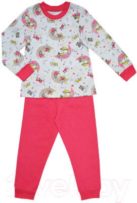 Пижама детская Купалинка 819700 (р.74,80-48, к.набивка спящий гномик/розовый)