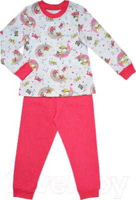 Пижама детская Купалинка 819700 (р.86,92-52, к.набивка спящий гномик/розовый)