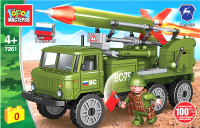 Конструктор Город мастеров ГАЗ-66 с ракетой / 7261-KK - 