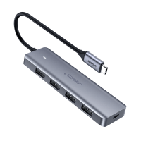 USB-хаб Ugreen CM219-70336 (серый) - 