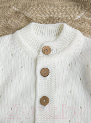 Комплект одежды для малышей Amarobaby Pure Love Cutie / AB-OD21-PLС5/33-80 (молочный, р. 80)