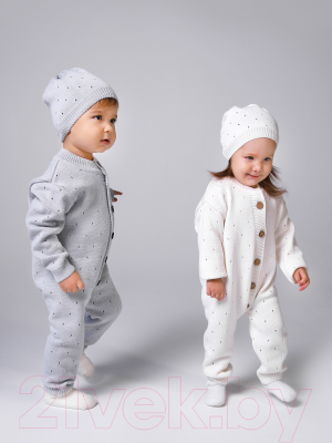 Комплект одежды для малышей Amarobaby Pure Love Cutie / AB-OD21-PLС5/33-80 (молочный, р. 80)