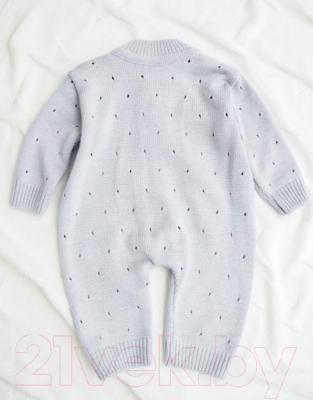 Комплект одежды для малышей Amarobaby Pure Love Cutie / AB-OD21-PLС5/11-62 (серый, р. 62)