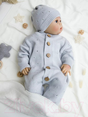 Комплект одежды для малышей Amarobaby Pure Love Cutie / AB-OD21-PLС5/11-86 (серый, р. 86)