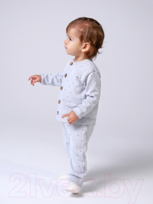 Комплект одежды для малышей Amarobaby Pure Love Cutie / AB-OD21-PLС11/11-56 (серый, р. 56)