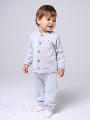 Комплект одежды для малышей Amarobaby Pure Love Cutie / AB-OD21-PLС11/11-56 (серый, р. 56)