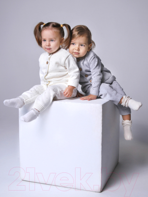 Комплект одежды для малышей Amarobaby Pure Love Cutie / AB-OD21-PLС11/11-68 (серый, р. 68)
