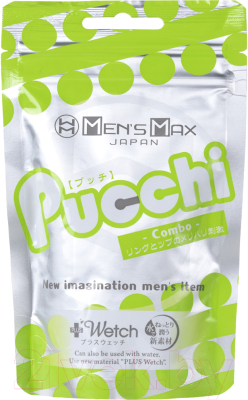 Мастурбатор для пениса MensMax Pucchi Combo / MM-09 (белый)