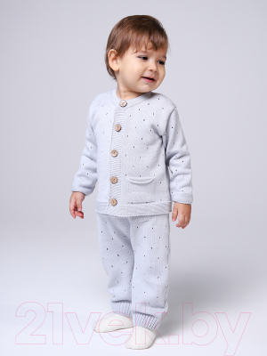 Комплект одежды для малышей Amarobaby Pure Love Cutie / AB-OD21-PLС11/11-80 (серый, р. 80)