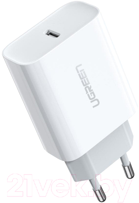 Зарядное устройство сетевое Ugreen CD137 / 60450 (белый)