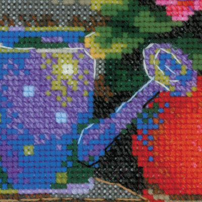 Набор для вышивания Риолис Подоконник с цветами / 1669