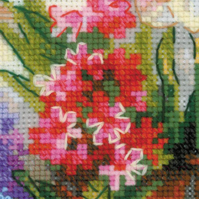 Набор для вышивания Риолис Подоконник с цветами / 1669