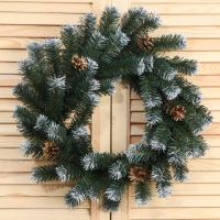 

Венок Зимнее волшебство, Элитный золотые шишки / 7134969