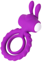 Эрекционное кольцо Jos Good Bunny / 782017 (фиолетовый) - 