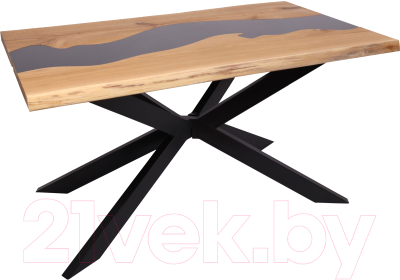 

Обеденный стол ОКА, Базальт 140x80x75