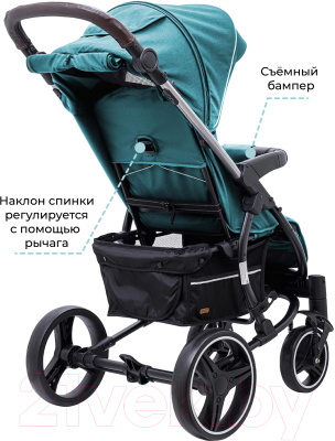 Детская прогулочная коляска Baby Tilly Atlas / T-1610 (зеленый)