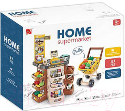Магазин игрушечный Pituso Большой супермаркет с тележкой для покупок / HW19116626