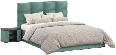 Двуспальная кровать Sofos Вена тип A с ПМ 160x200 (Bingo Mint)