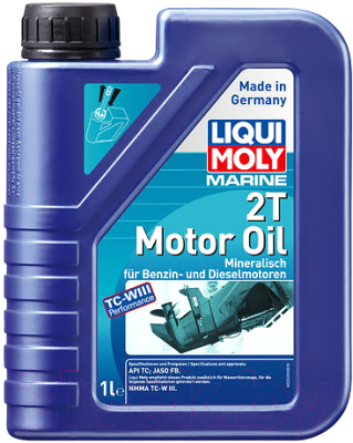 Моторное масло Liqui Moly Marine 2T Motor Oil / 25019 (1л)