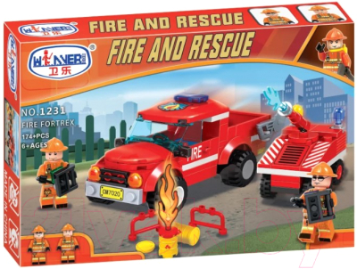 Конструктор WINNER Fire and Rescue 1231