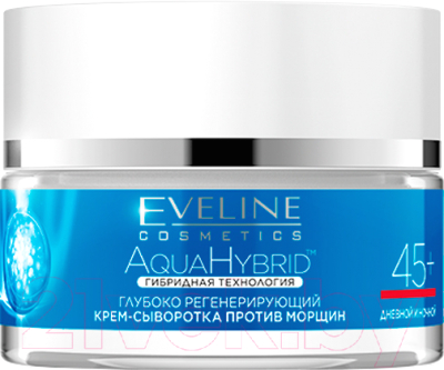 Крем для лица Eveline Cosmetics Aqua Hybrid регенерирующий против морщин 45+ (50мл)