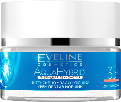 Крем для лица Eveline Cosmetics Aqua Hybrid интенсив увлажняющий крем против морщин 35+ (50мл)